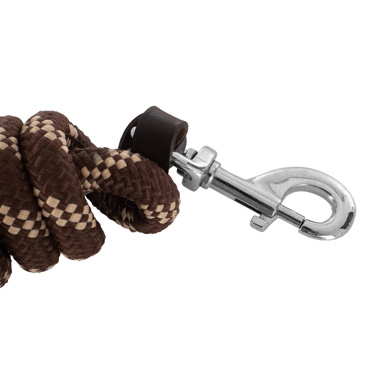 Acavallo Braided Lead Rope Leather Ends - Image 3