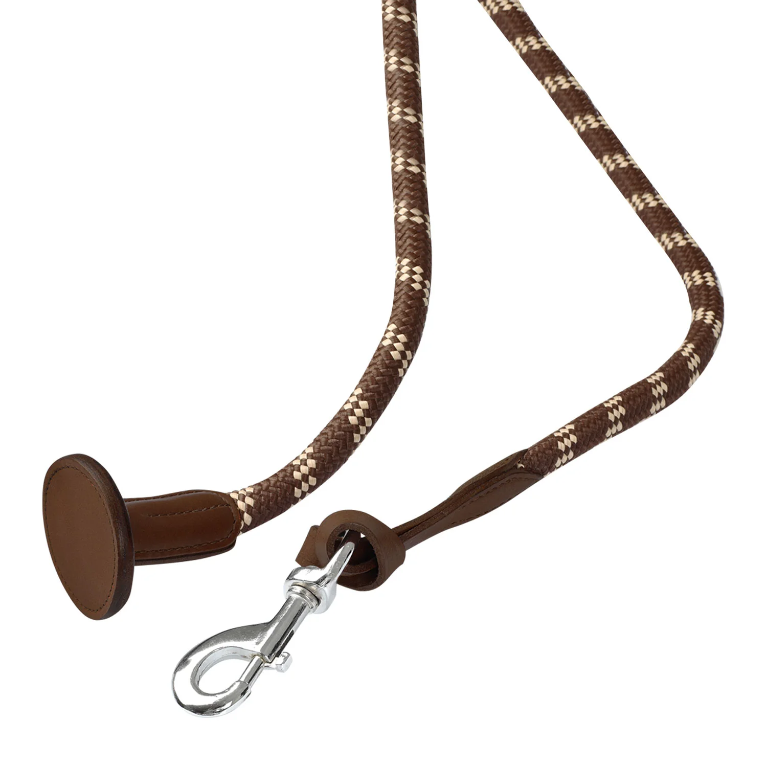 Acavallo Braided Lead Rope Leather Ends - Image 4
