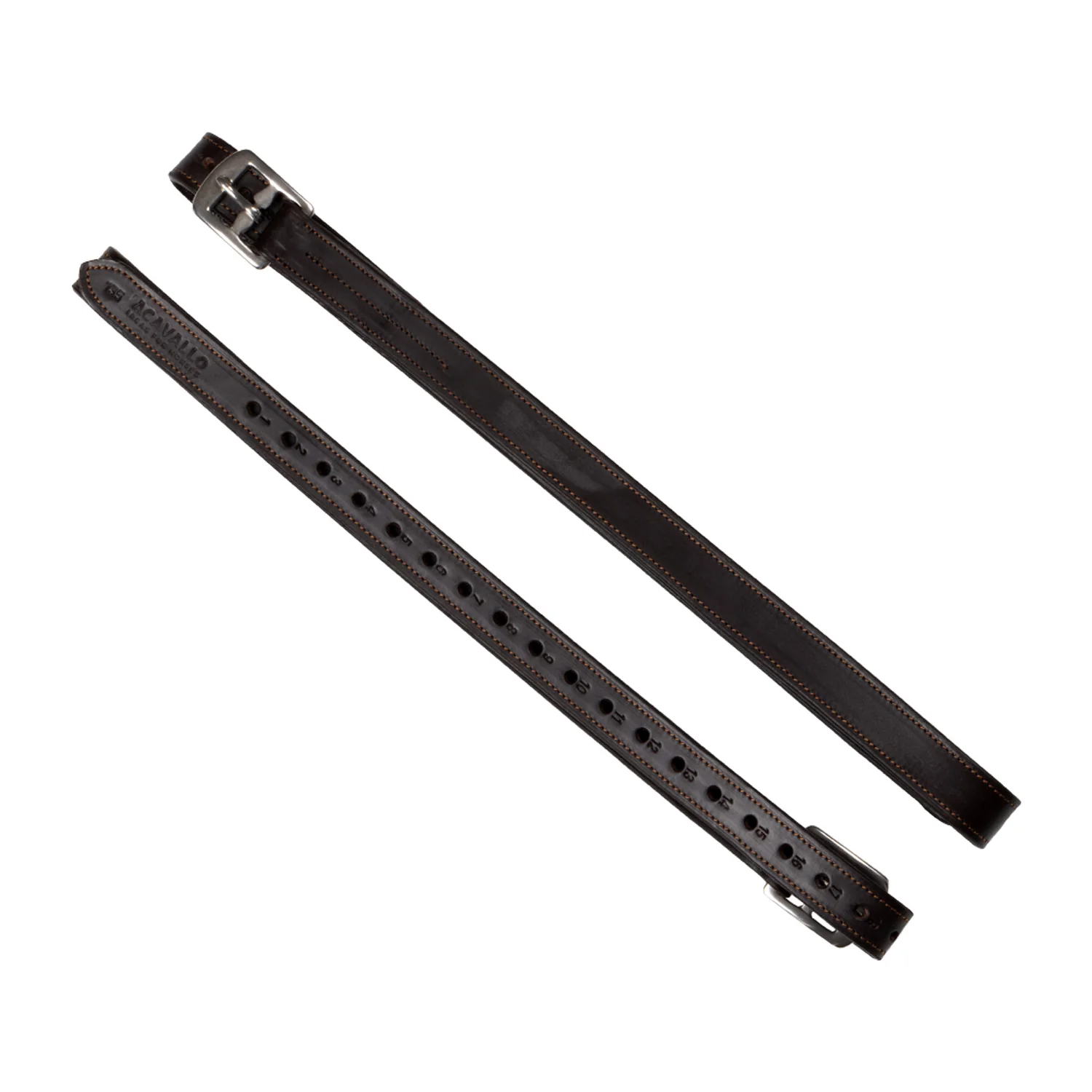 Acavallo Calfskin Stirrup Leathers Internal Reinforcement - Image 2