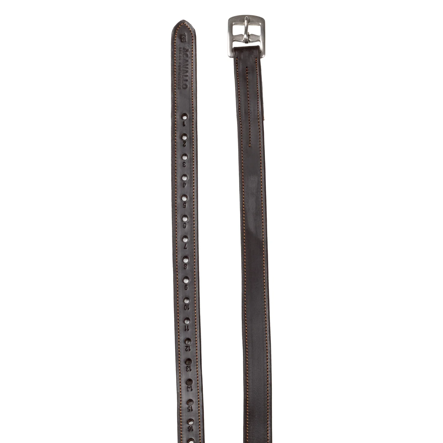 Acavallo Calfskin Stirrup Leathers Internal Reinforcement - Image 3