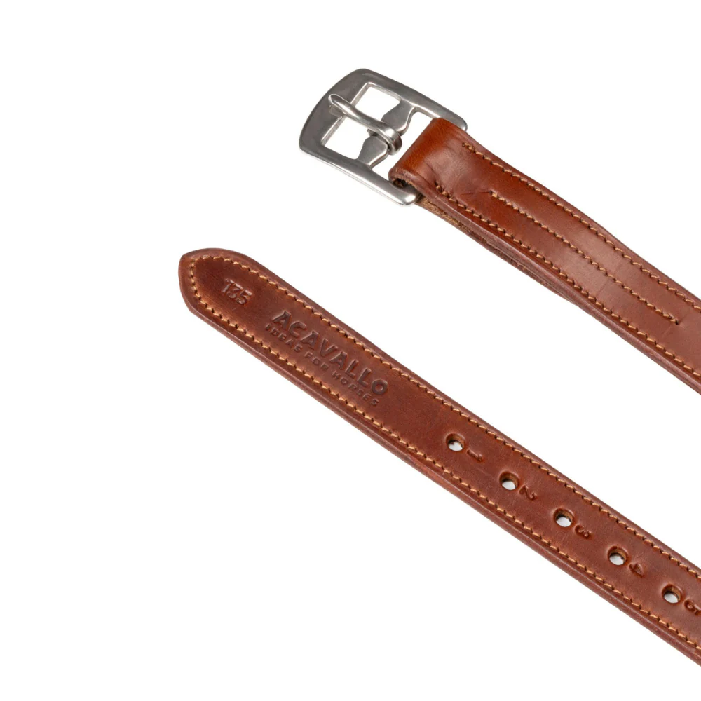 Acavallo Calfskin Stirrup Leathers Internal Reinforcement - Image 8