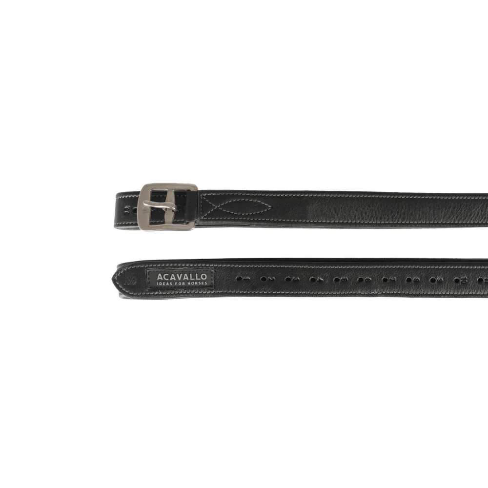 Acavallo Calfskin Stirrup Leathers Internal Reinforcement - Image 9