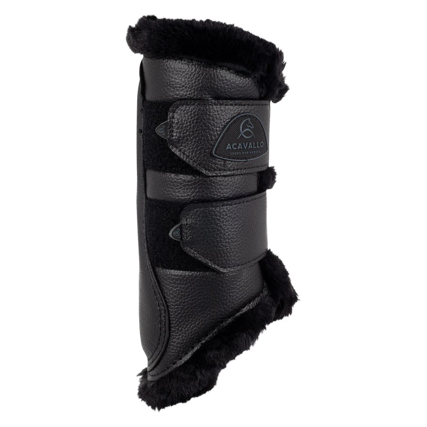 Acavallo Front Brushing Boots Eco-Leather & Faux Sheepskin - Image 15