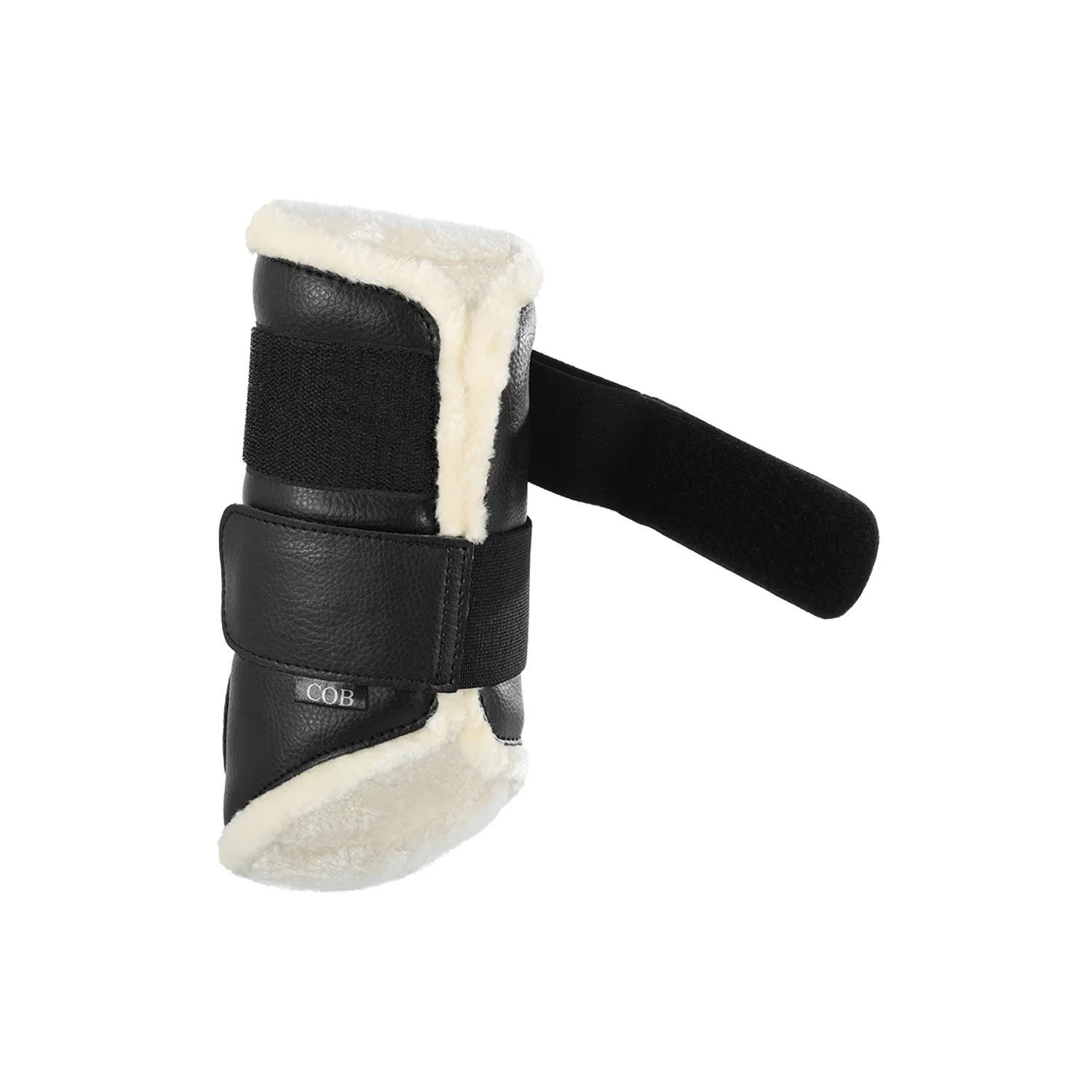 Acavallo Front Brushing Boots Faux Sheepskin & Hook-And-Loop Closure - Image 22