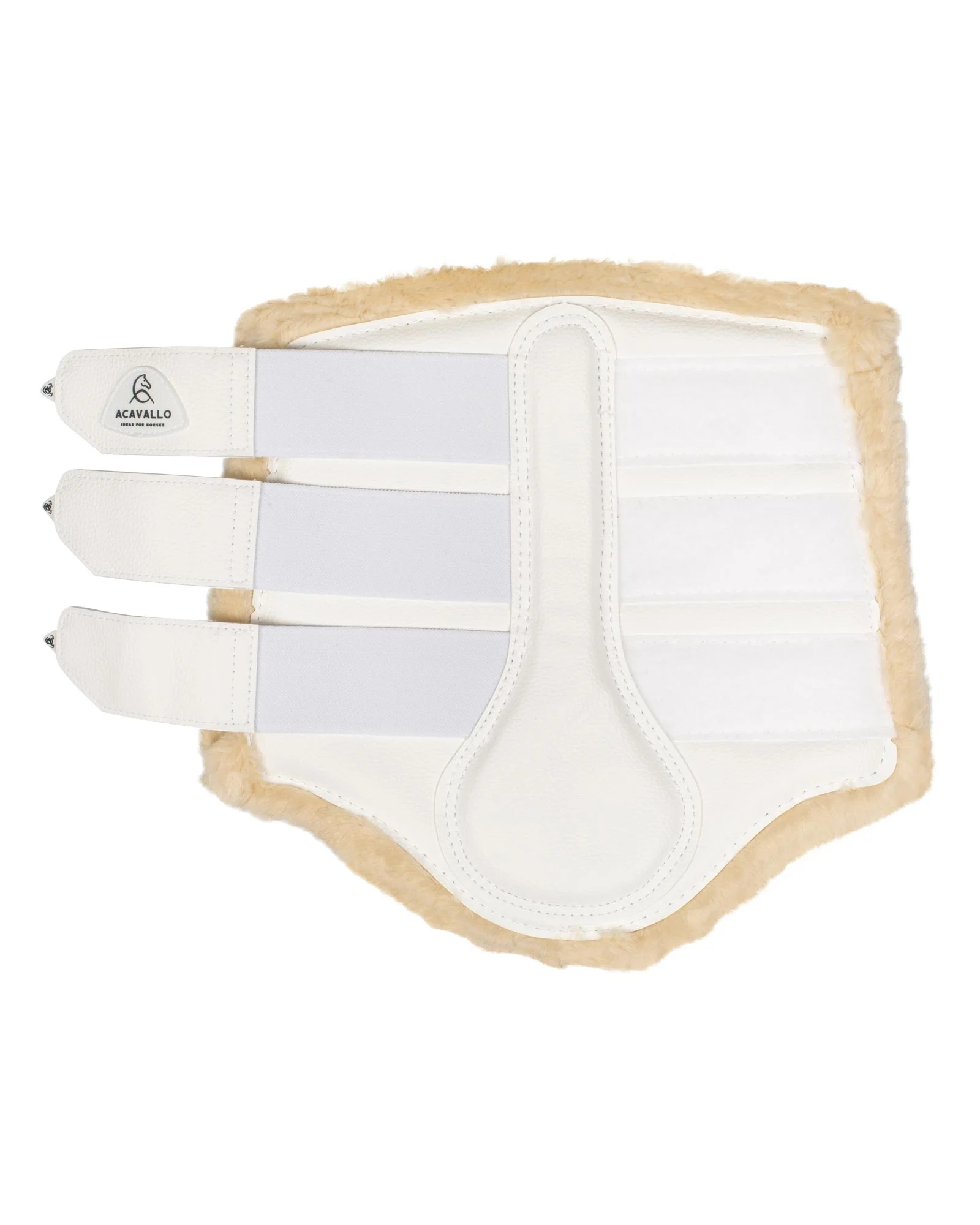 Acavallo Hind Brushing Boots Faux Leather & Faux Sheepskin - Image 12
