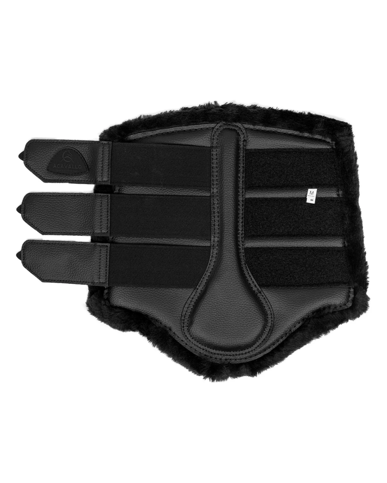 Acavallo Hind Brushing Boots Faux Leather & Faux Sheepskin - Image 19