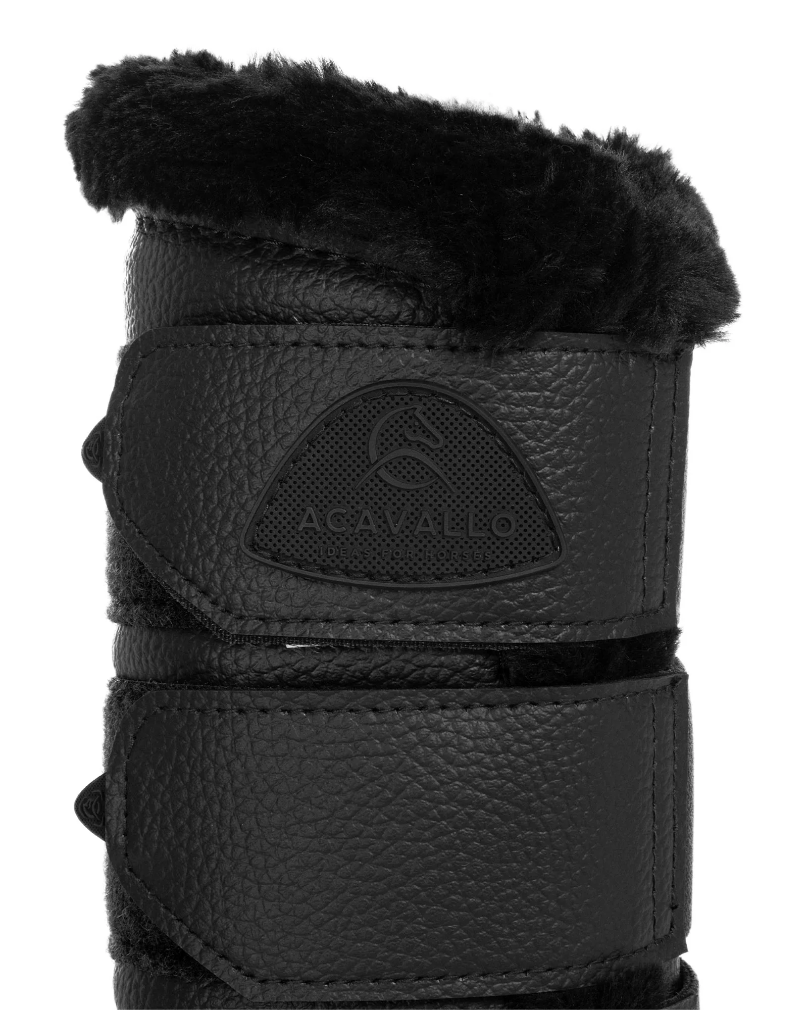 Acavallo Hind Brushing Boots Faux Leather & Faux Sheepskin - Image 21