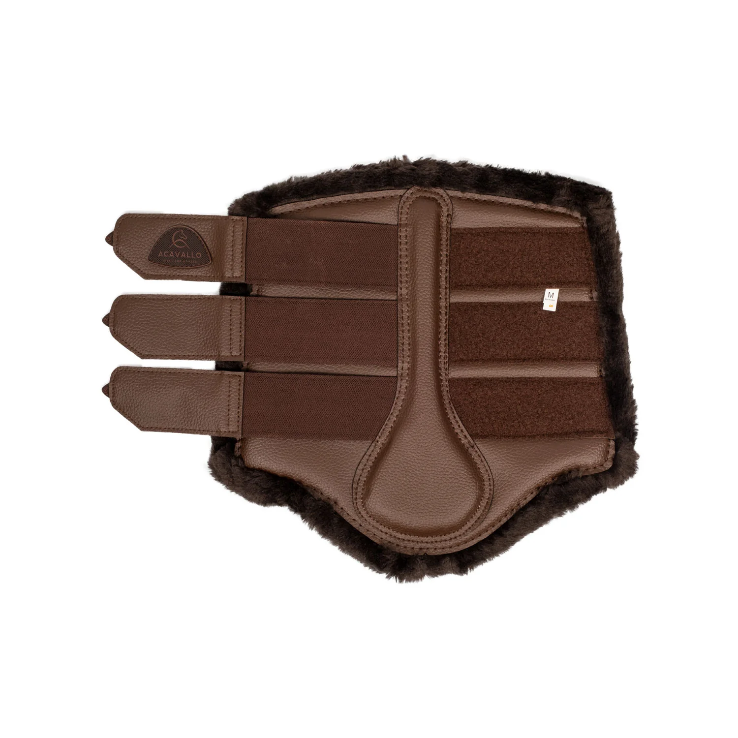 Acavallo Hind Brushing Boots Faux Leather & Faux Sheepskin - Image 5