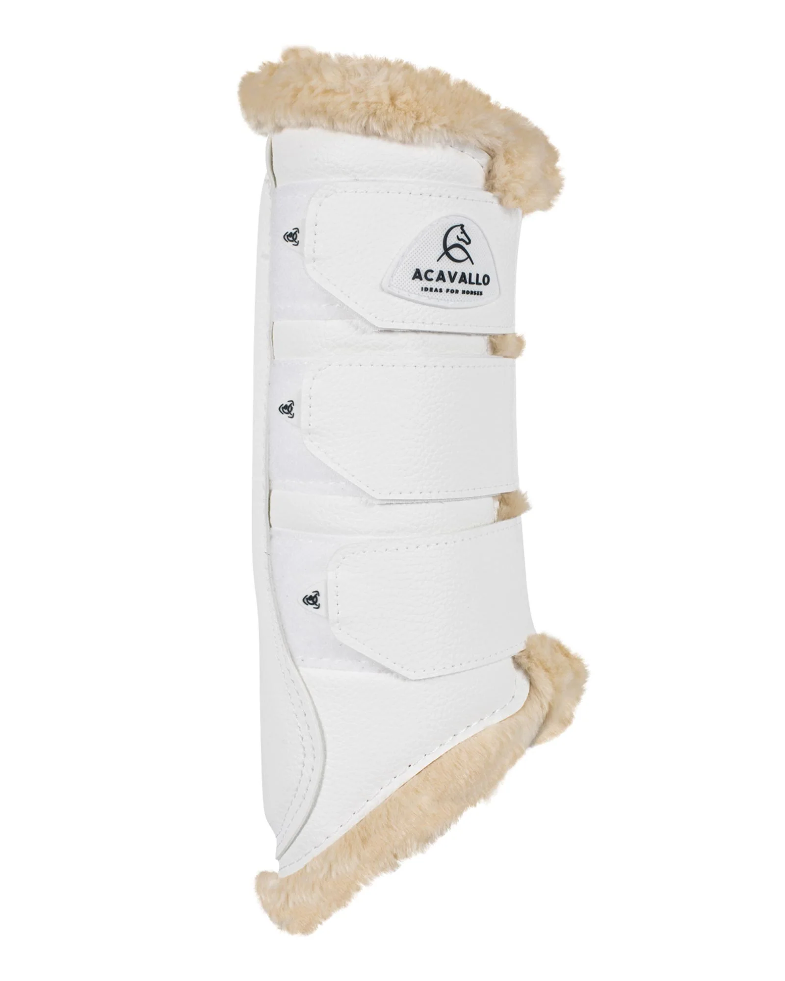 Acavallo Hind Brushing Boots Faux Leather & Faux Sheepskin - Image 8