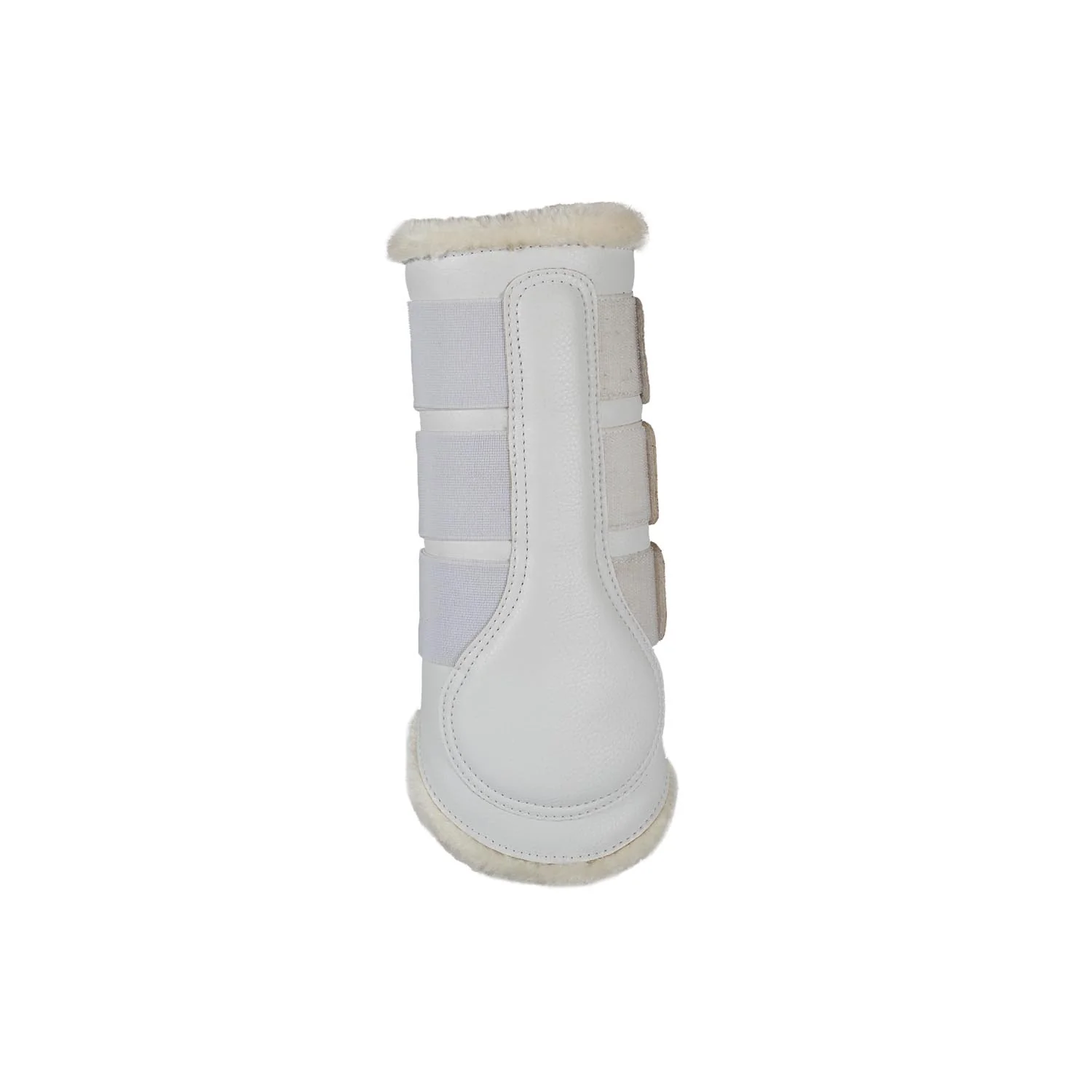 Acavallo Hind Brushing Boots Faux Sheepskin & Triple Hook-And-Loop Closure - Image 2