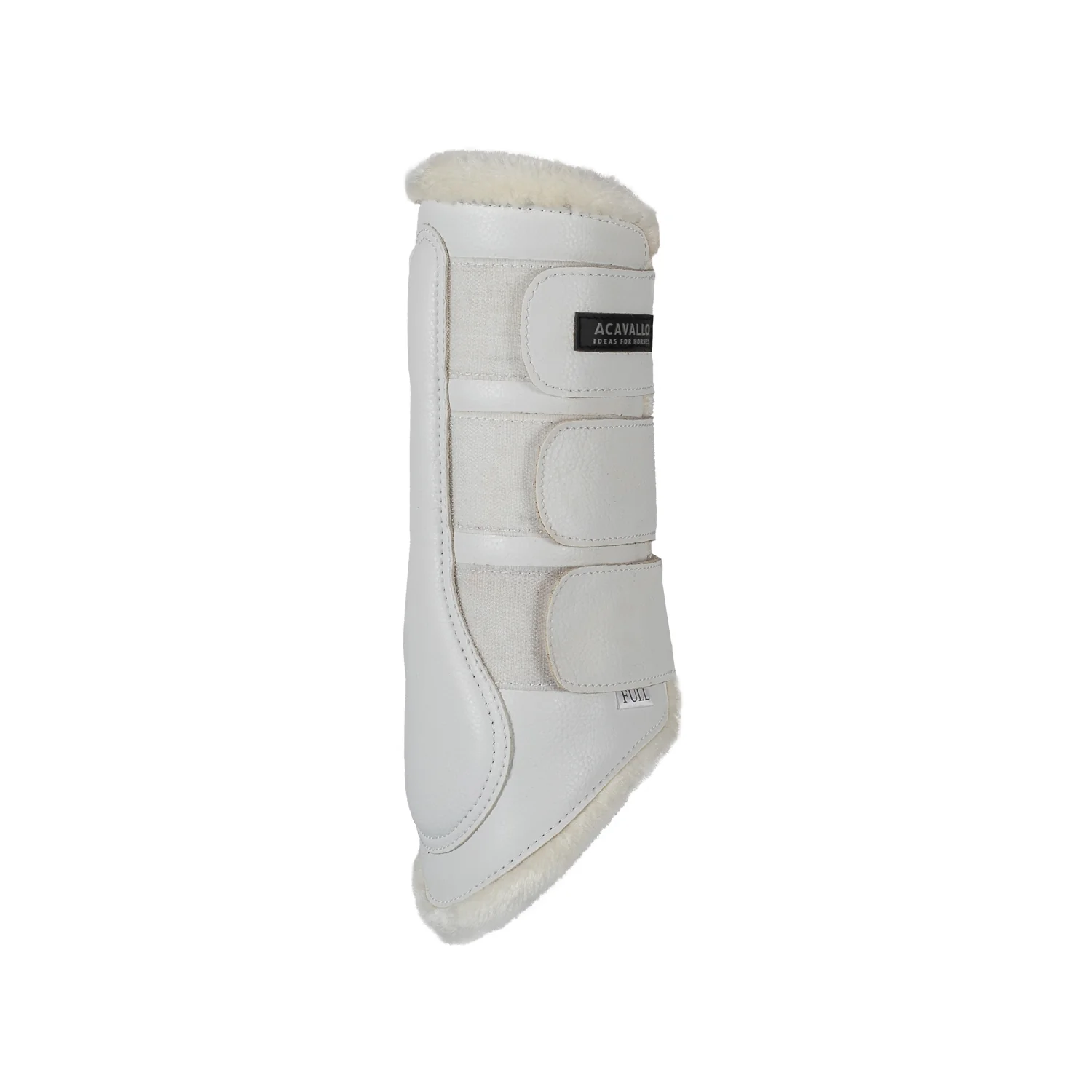 Acavallo Hind Brushing Boots Faux Sheepskin & Triple Hook-And-Loop Closure - Image 4