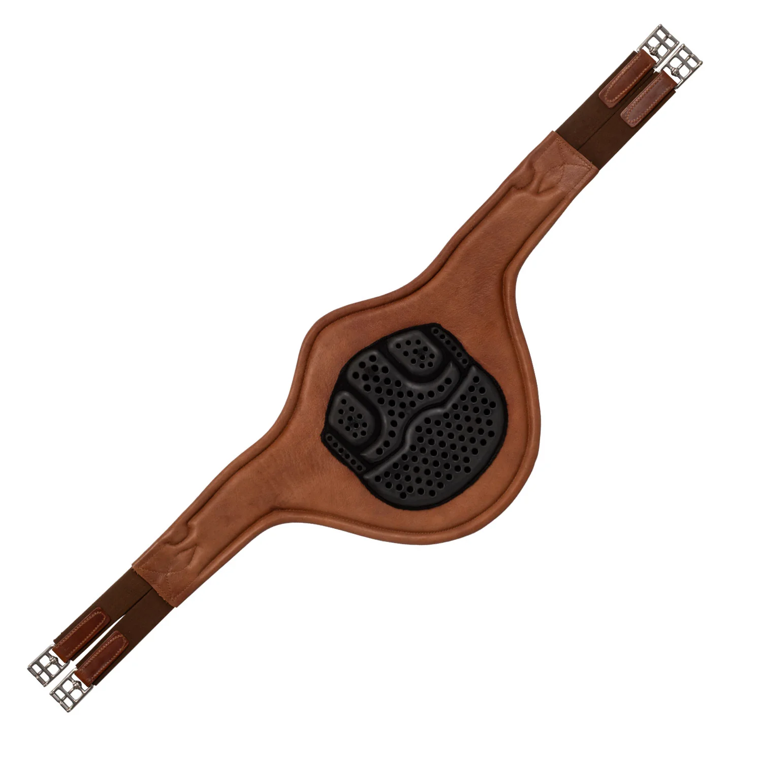 Acavallo Jumping Stud Guard Girth Leather & Gel - Image 12