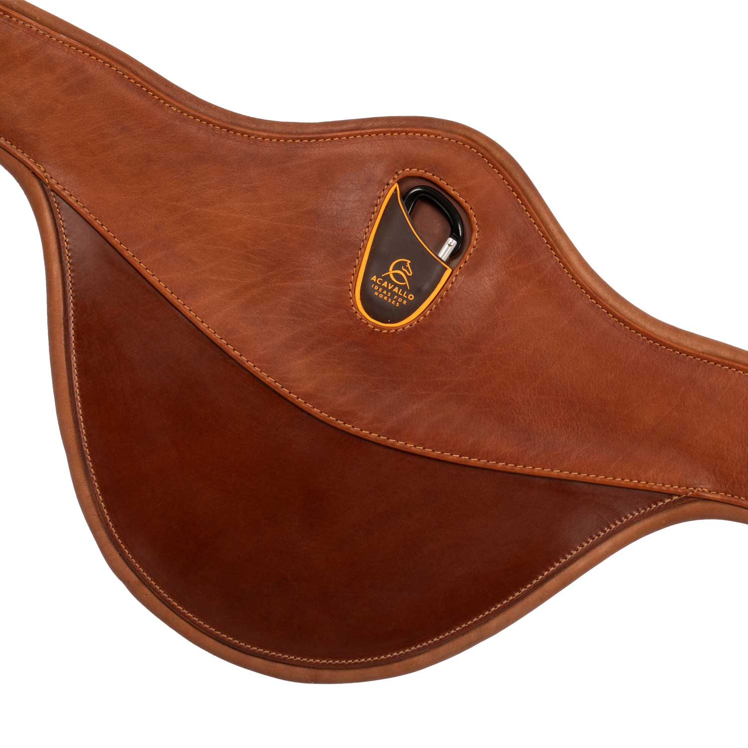 Acavallo Jumping Stud Guard Girth Leather & Gel - Image 13