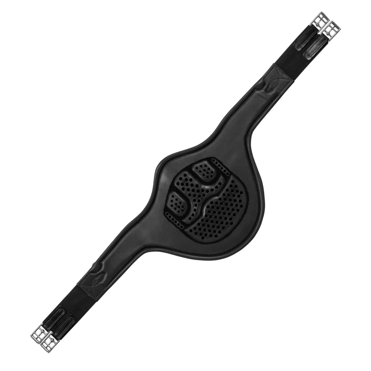 Acavallo Jumping Stud Guard Girth Leather & Gel - Image 2