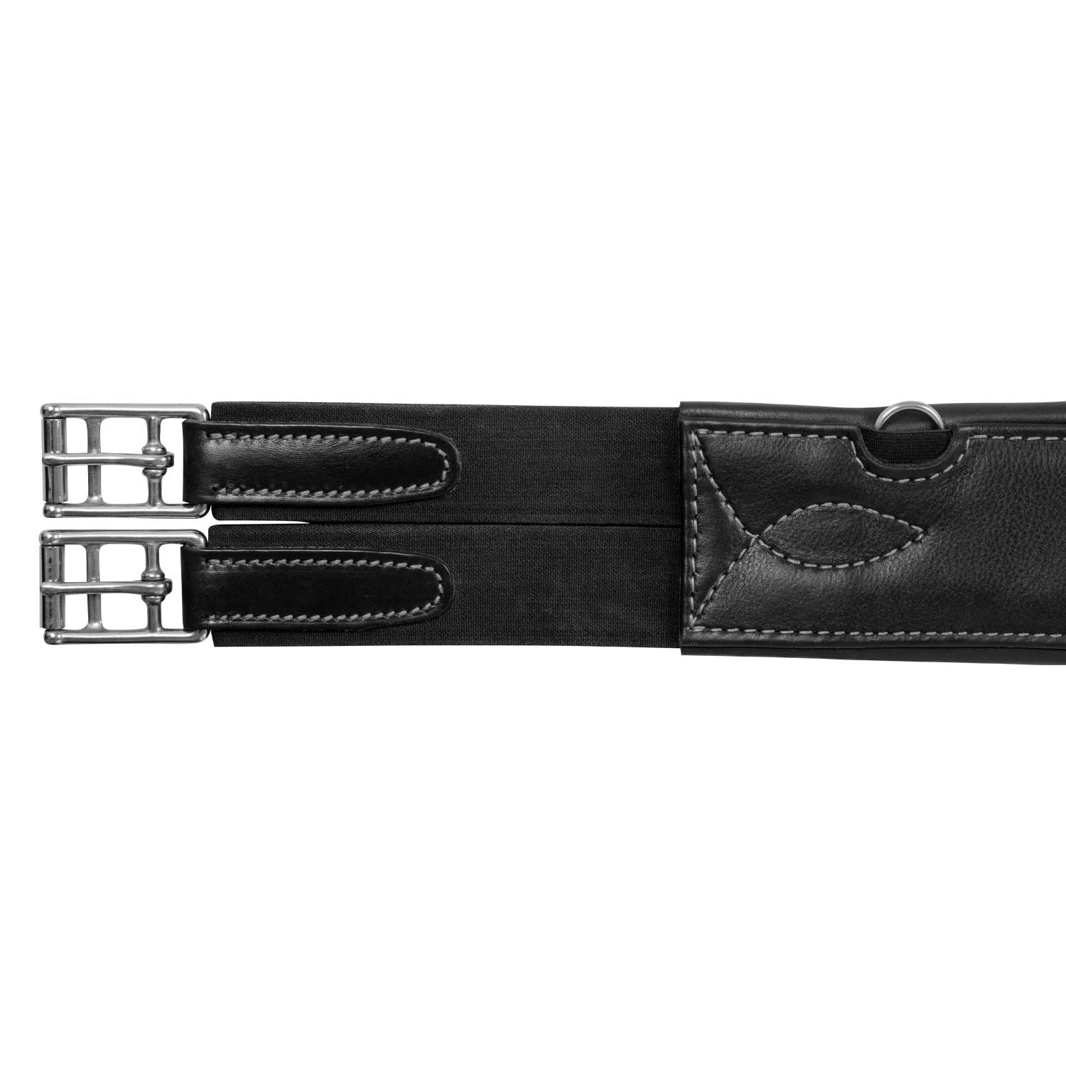 Acavallo Jumping Stud Guard Girth Leather & Gel - Image 4