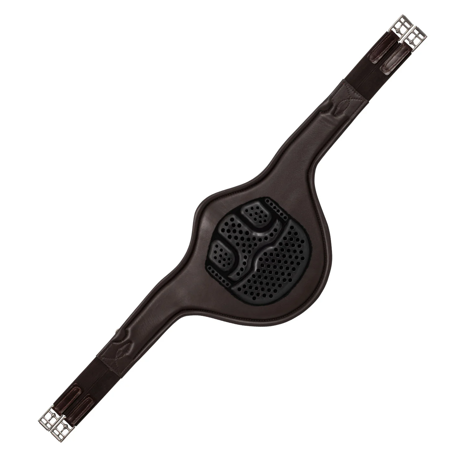 Acavallo Jumping Stud Guard Girth Leather & Gel - Image 7