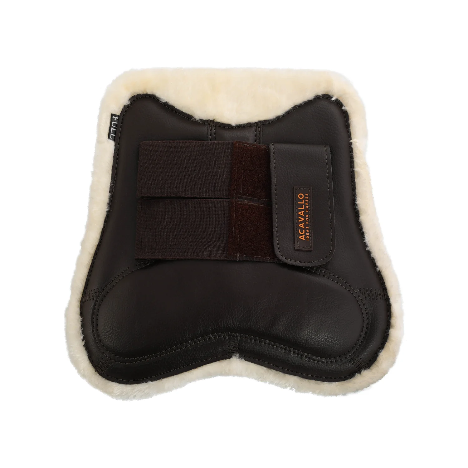 Acavallo Jumping Tendon Boots Faux Sheepskin & Hook-And-Loop Closure - Image 24