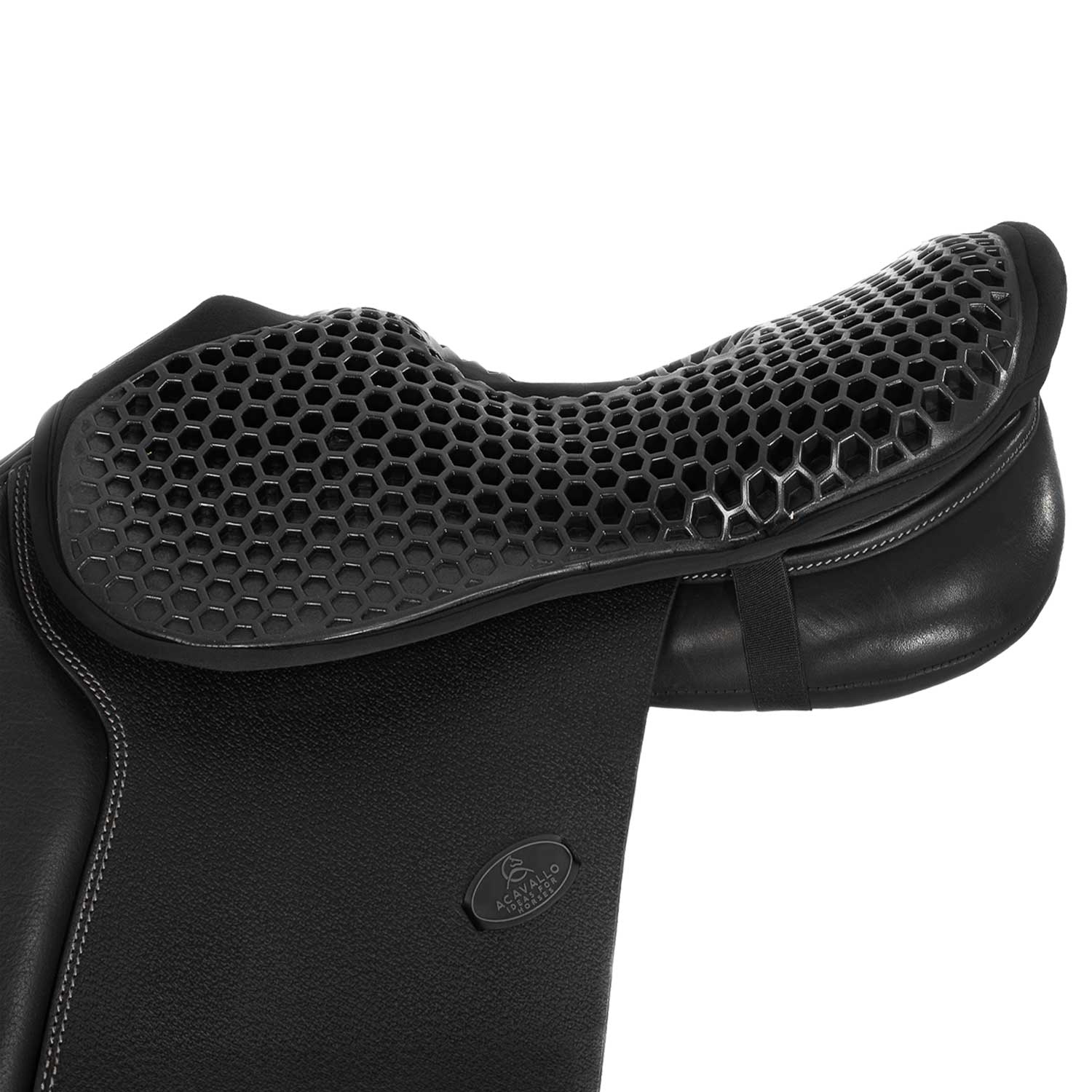 Acavallo Ortho-Pubis Seat Saver Jumping Hexagonal Gel-Out Dri-Lex 20mm - Image 2