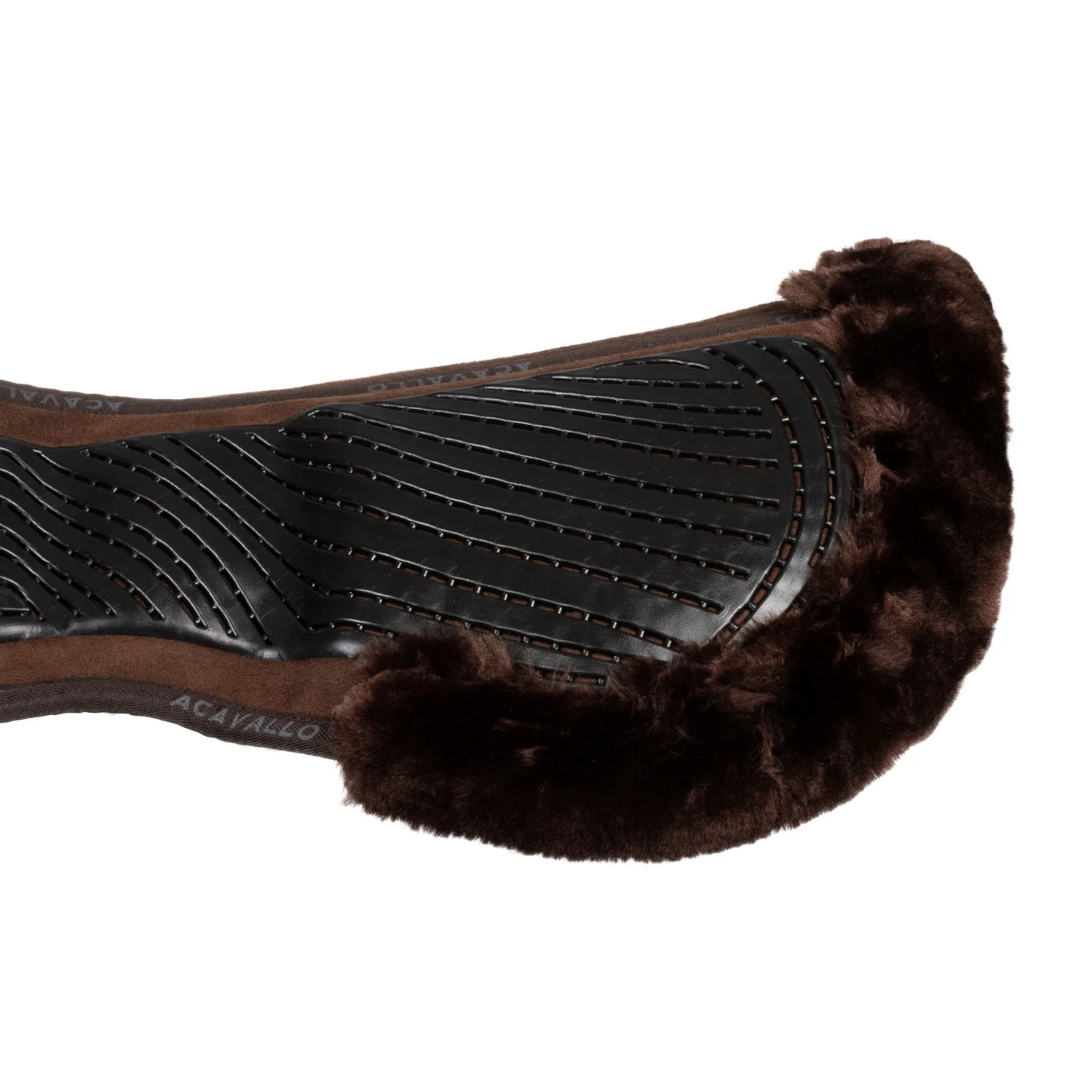 Acavallo Pad Mf-S Jccs-S Cw-Cs Suede Cut-Out Faux Sheepskin Gel Grip Flat - Image 10