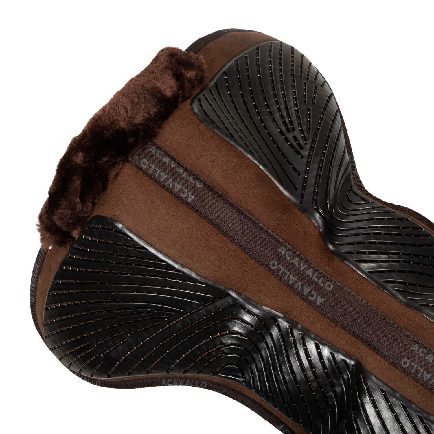 Acavallo Pad Mf-S Jccs-S Cw-Cs Suede Cut-Out Faux Sheepskin Gel Grip Flat - Image 11