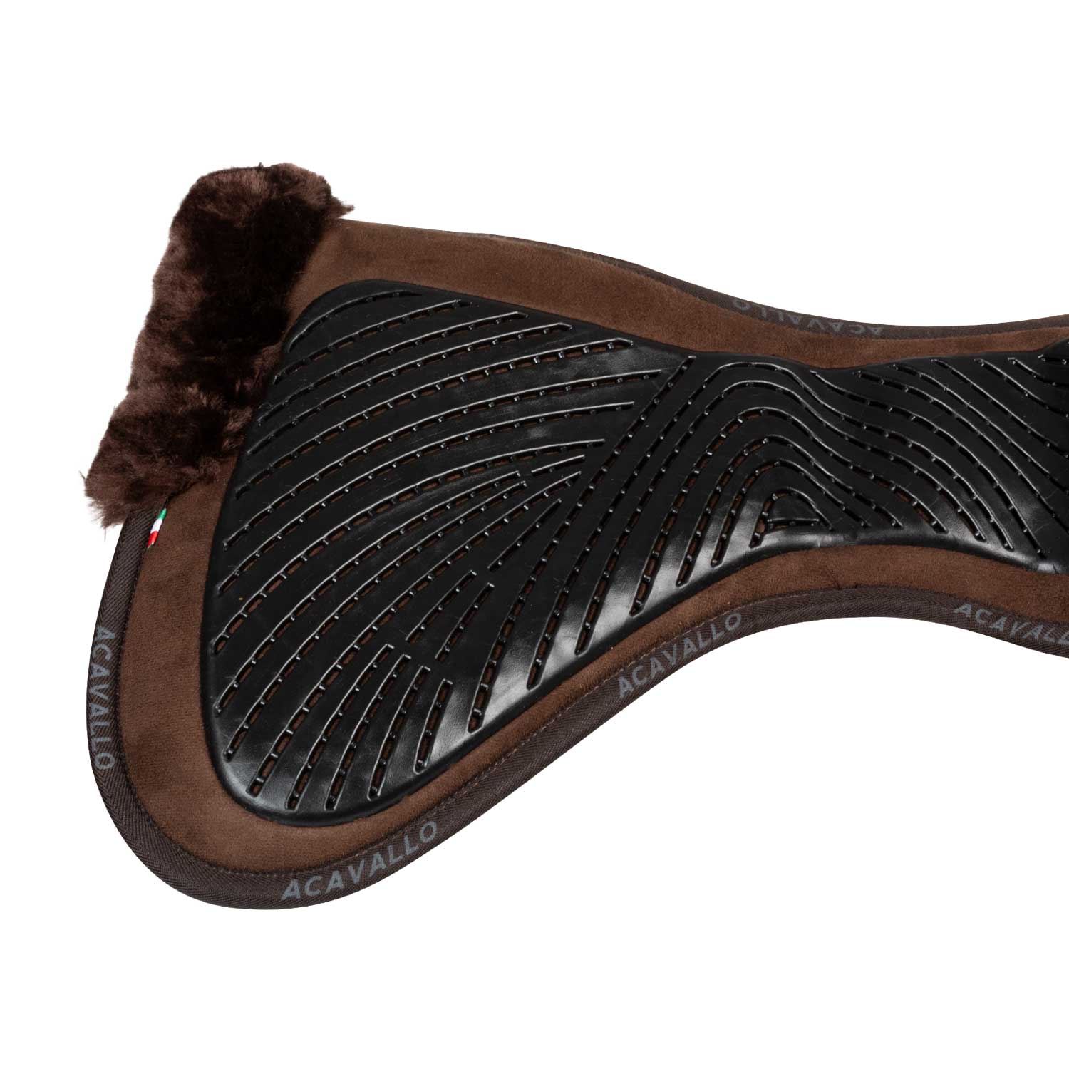Acavallo Pad Mf-S Jccs-S Cw-Cs Suede Cut-Out Faux Sheepskin Gel Grip Flat - Image 9