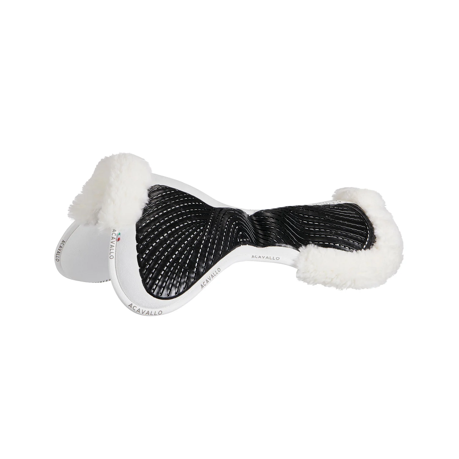 Acavallo Pad Mf-S Jccs-S Cw-Cs Suede Cut-Out Sheepskin Gel Grip Flat