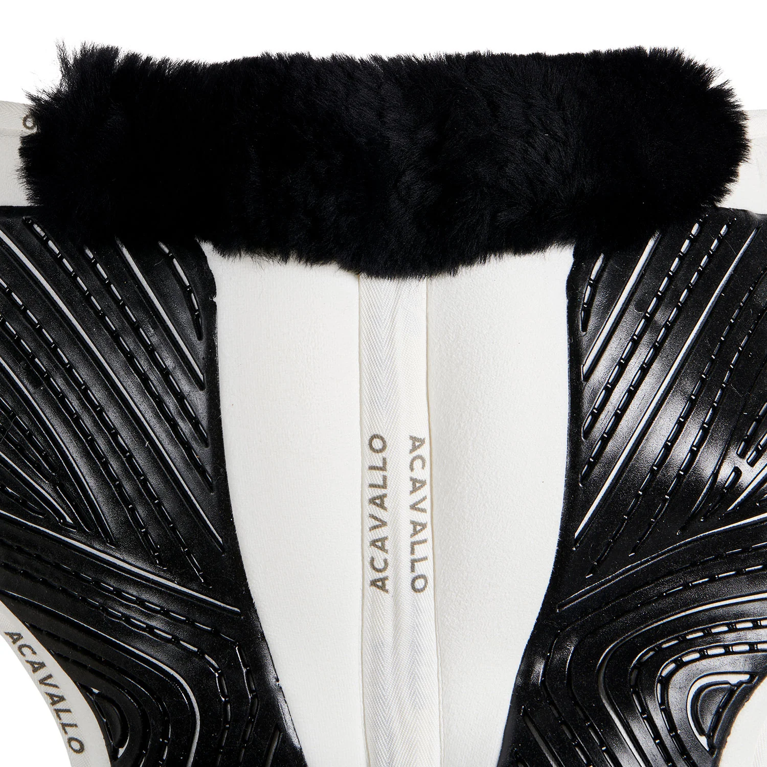 Acavallo Pad Mf-S Jccs-S Cw-Cs Suede Cut-Out Sheepskin Gel Grip Flat - Image 12