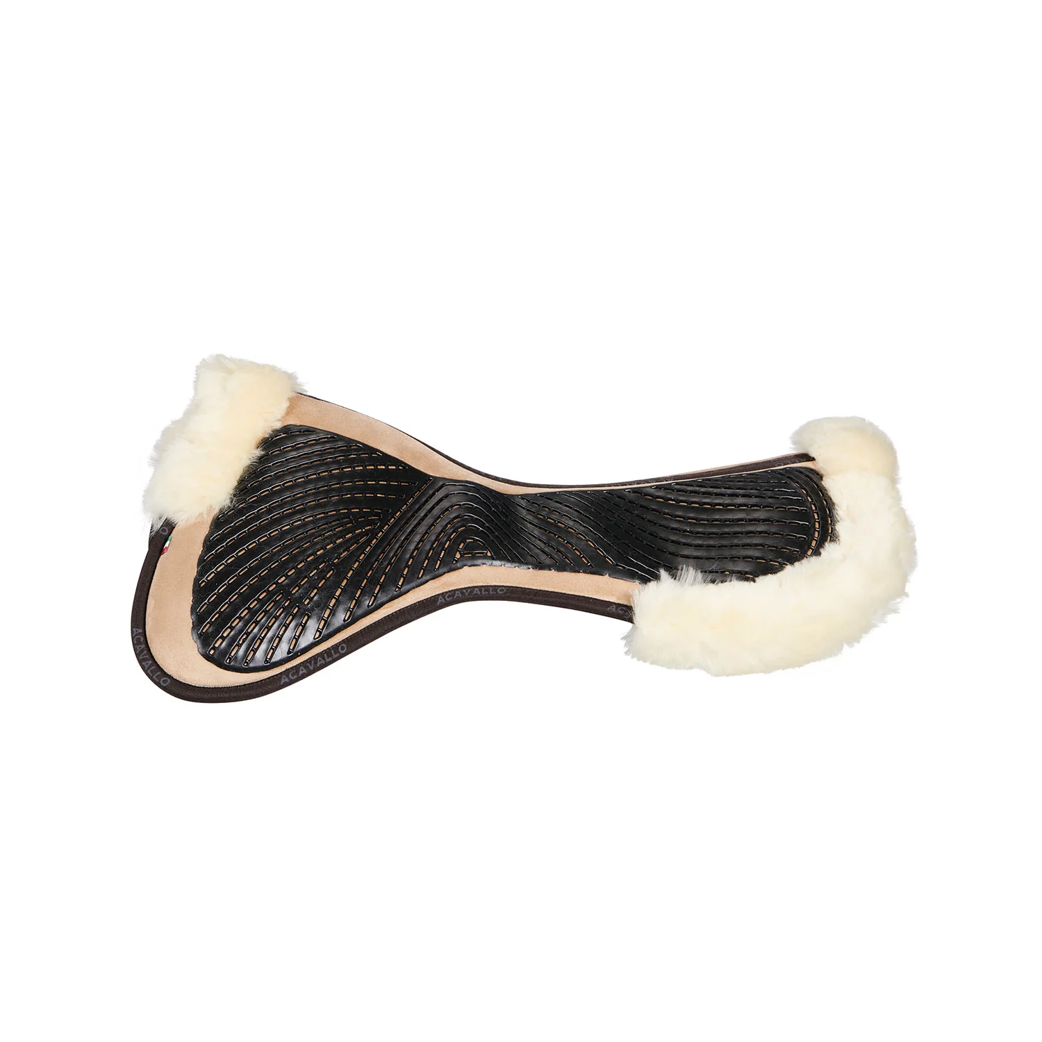 Acavallo Pad Mf-S Jccs-S Cw-Cs Suede Cut-Out Sheepskin Gel Grip Flat - Image 14