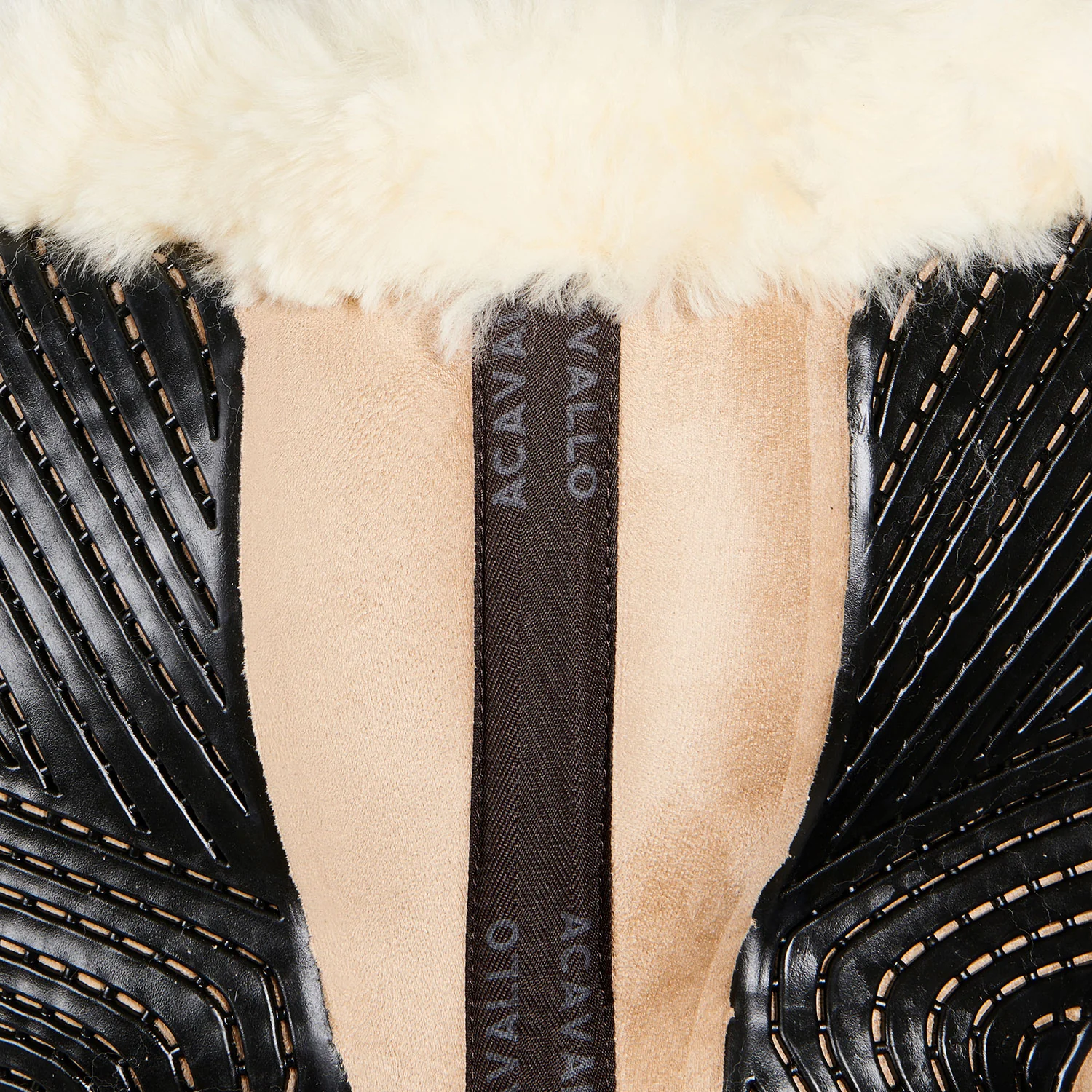 Acavallo Pad Mf-S Jccs-S Cw-Cs Suede Cut-Out Sheepskin Gel Grip Flat - Image 16
