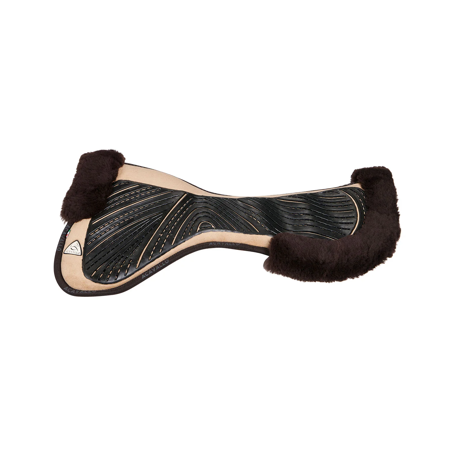 Acavallo Pad Mf-S Jccs-S Cw-Cs Suede Cut-Out Sheepskin Gel Grip Flat - Image 18