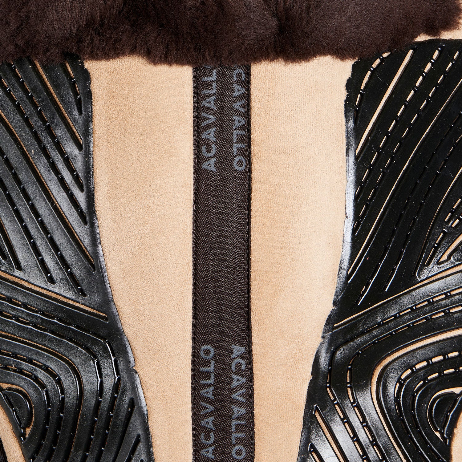 Acavallo Pad Mf-S Jccs-S Cw-Cs Suede Cut-Out Sheepskin Gel Grip Flat - Image 20