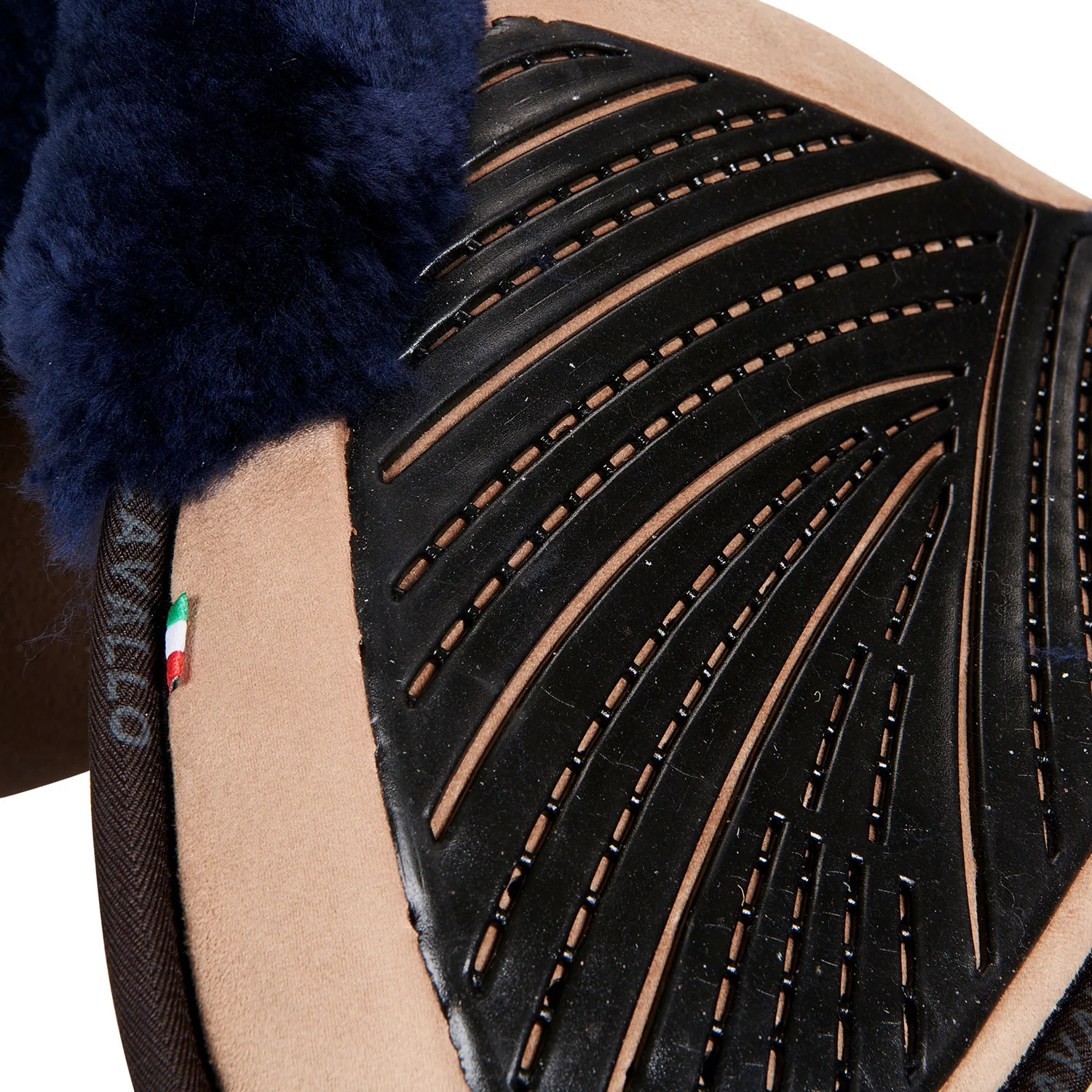 Acavallo Pad Mf-S Jccs-S Cw-Cs Suede Cut-Out Sheepskin Gel Grip Flat - Image 23