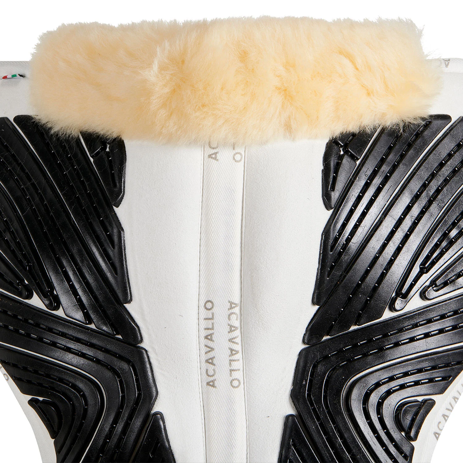 Acavallo Pad Mf-S Jccs-S Cw-Cs Suede Cut-Out Sheepskin Gel Grip Flat - Image 8