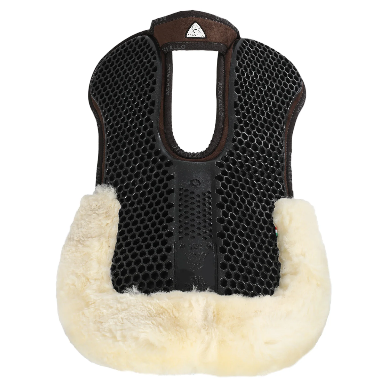 Acavallo Pad Mf-S Wfs Suede Rear Sheepskin Hexagonal Gel Flat - Image 3