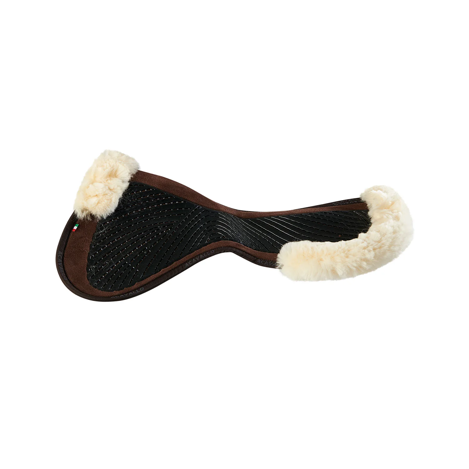 Acavallo Pad SP JCCS CW-CS Suede Cut-Out Sheepskin Twin Sided Gel Flat - Image 2