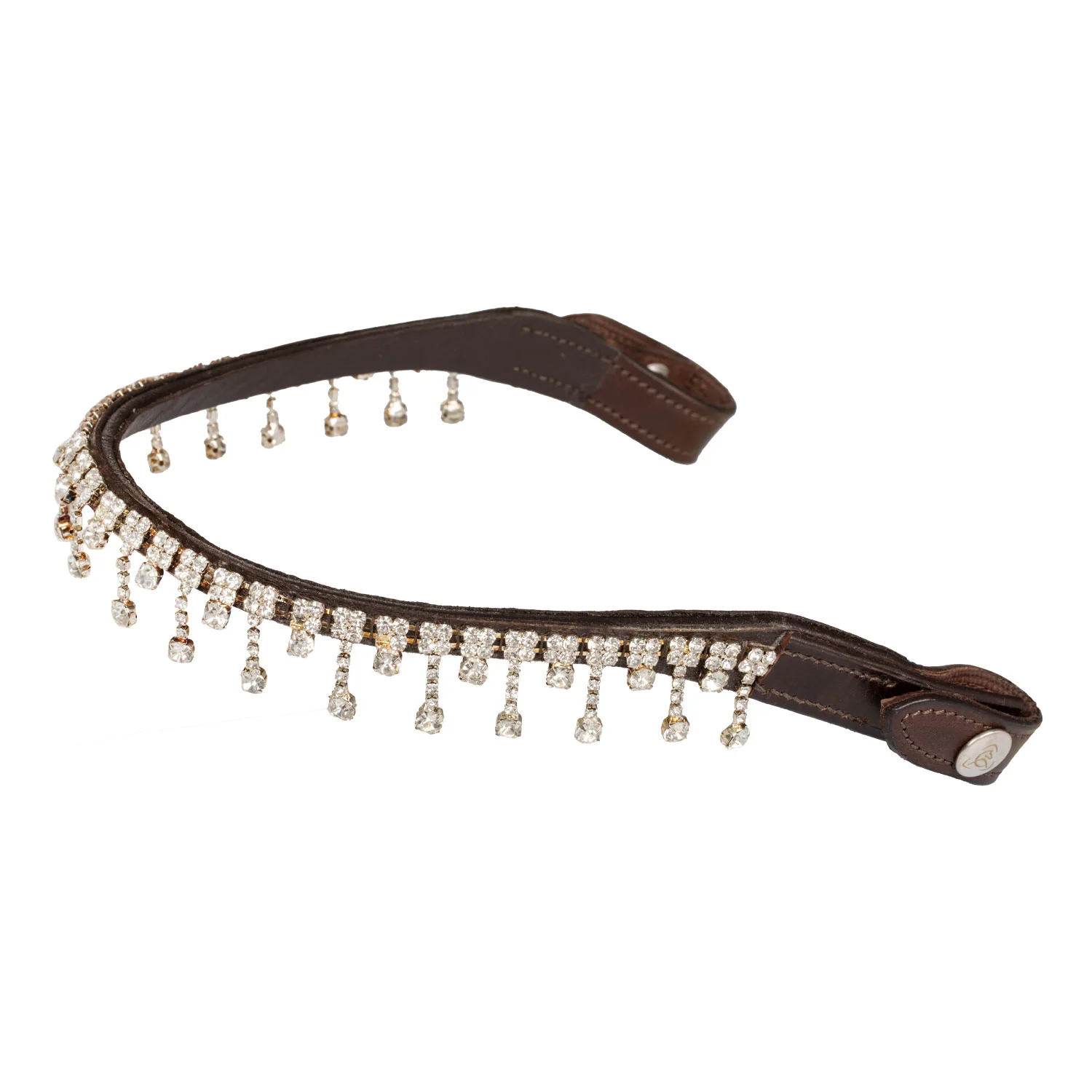 Acavallo Queen Browband Calfskin & Crystals
