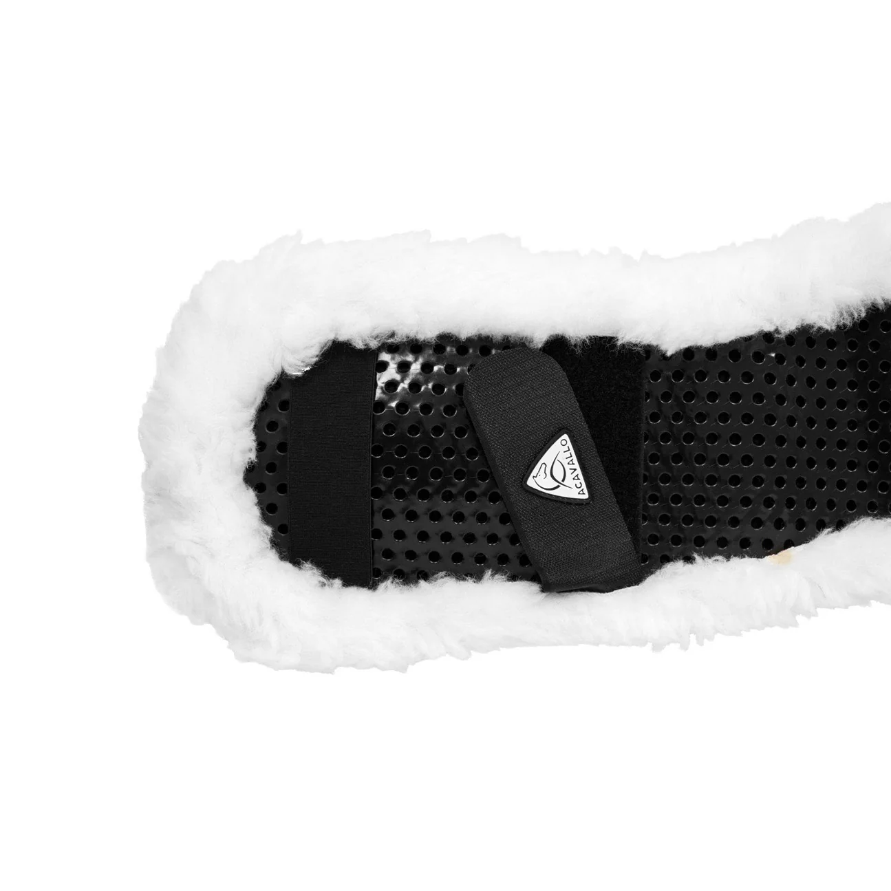 Acavallo Shaped Girth Sleeve Classic Gel Faux Sheepskin - Image 3