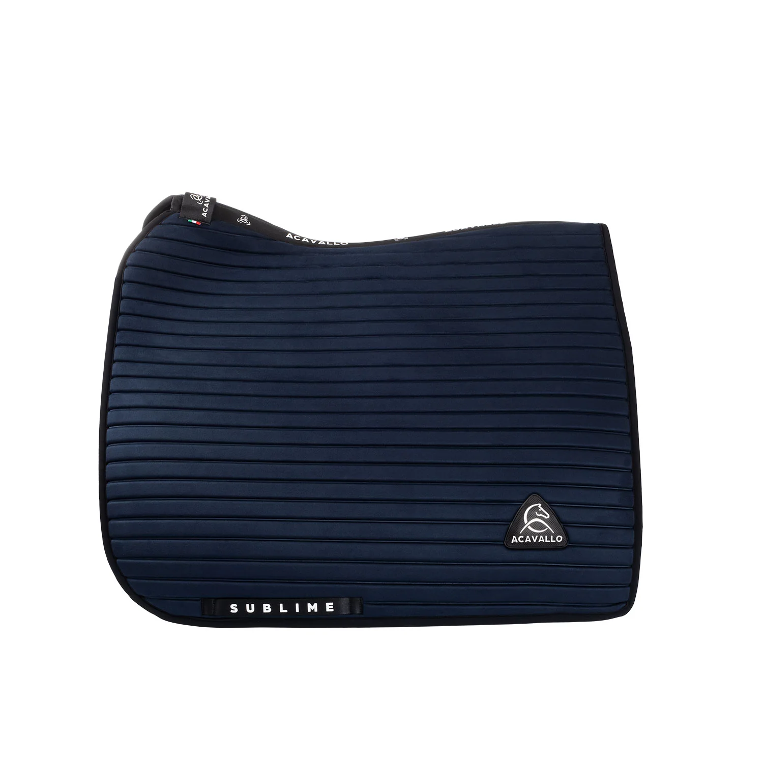 Acavallo Stripe Suede Dressage Saddle Pad W/Square Back Corner - Image 17