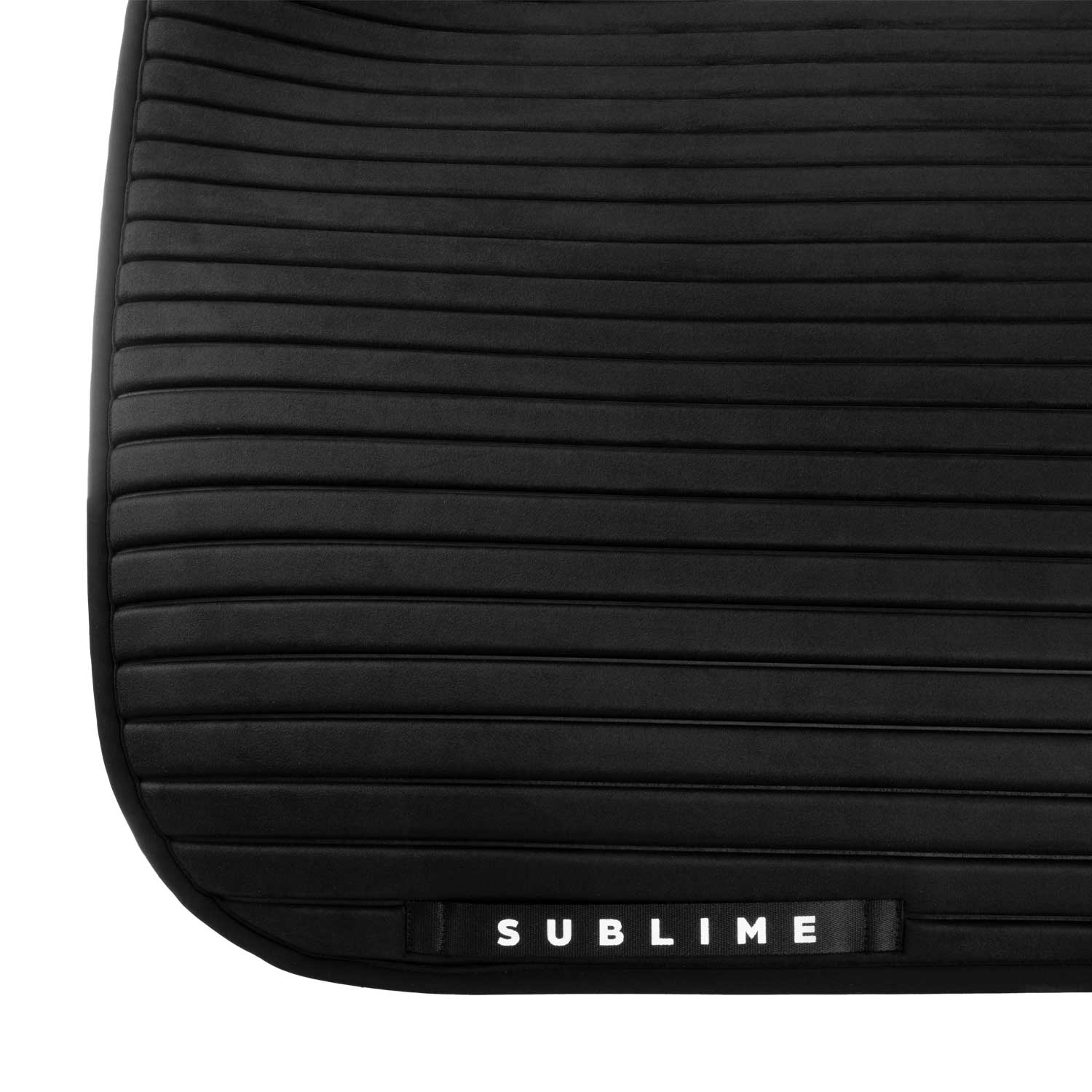 Acavallo Stripe Suede Dressage Saddle Pad W/Square Back Corner - Image 4