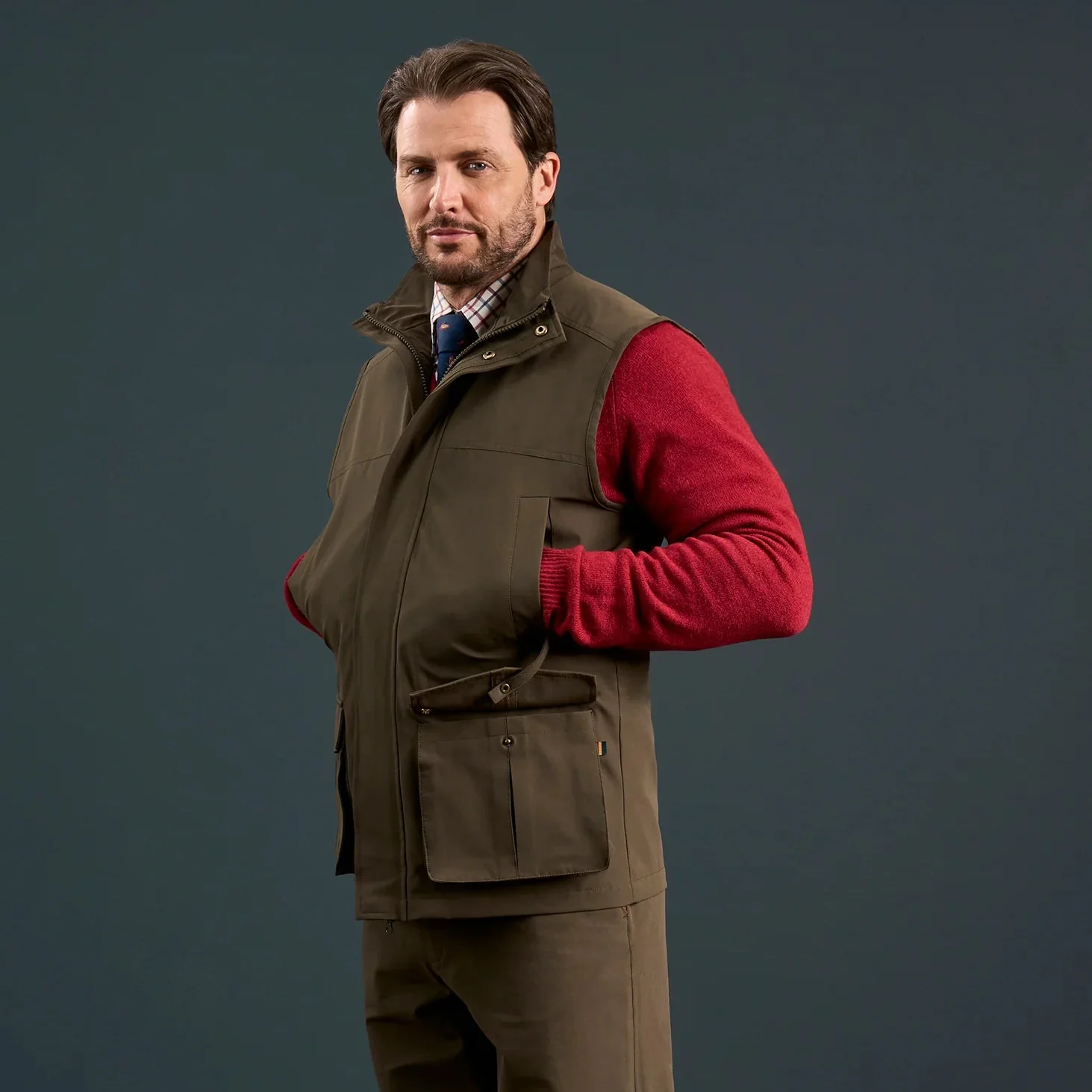 Alan Paine Men's Lockwood Waistcoat - Image 6
