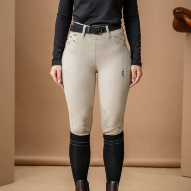 Alessandro Albanese Fina Knee Grip Brushed Hybrid Breech