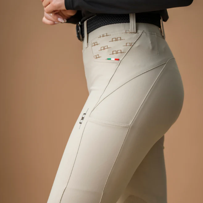 Alessandro Albanese Fina Knee Grip Brushed Hybrid Breech - Image 5