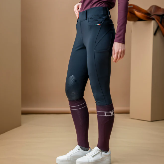 Alessandro Albanese Fina Knee Grip Brushed Hybrid Breech - Image 8