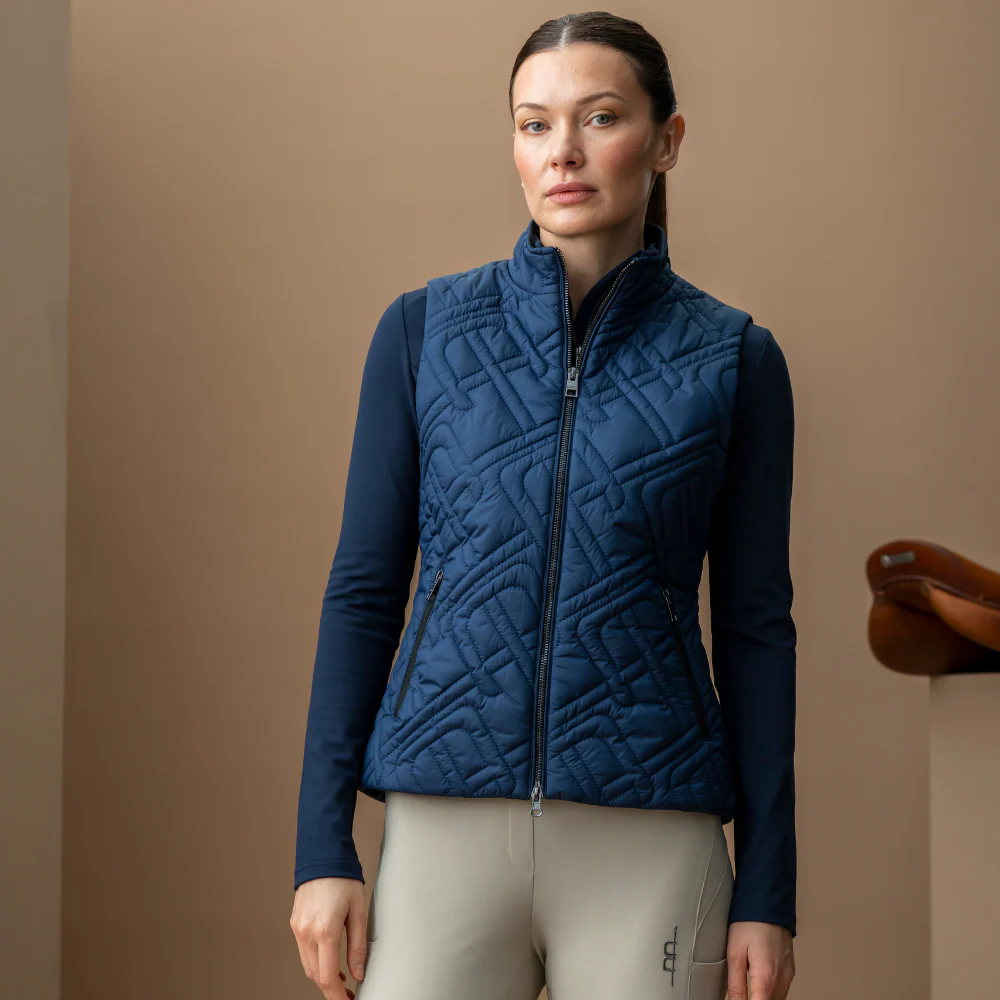 Alessandro Albanese Neve Monogram Quilted Gilet - Image 11