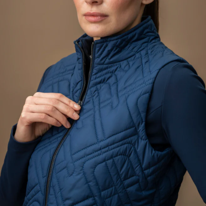 Alessandro Albanese Neve Monogram Quilted Gilet - Image 13