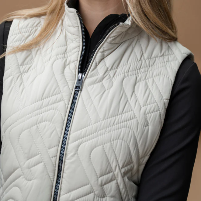 Alessandro Albanese Neve Monogram Quilted Gilet - Image 8
