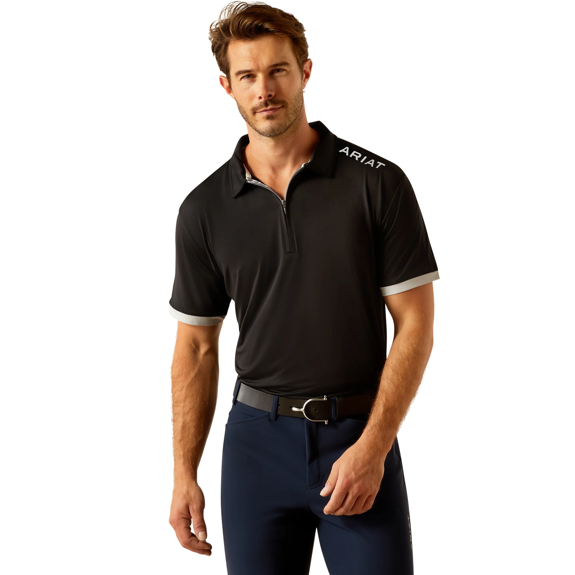 Ariat Men's Bandera 1/4 Zip Polo