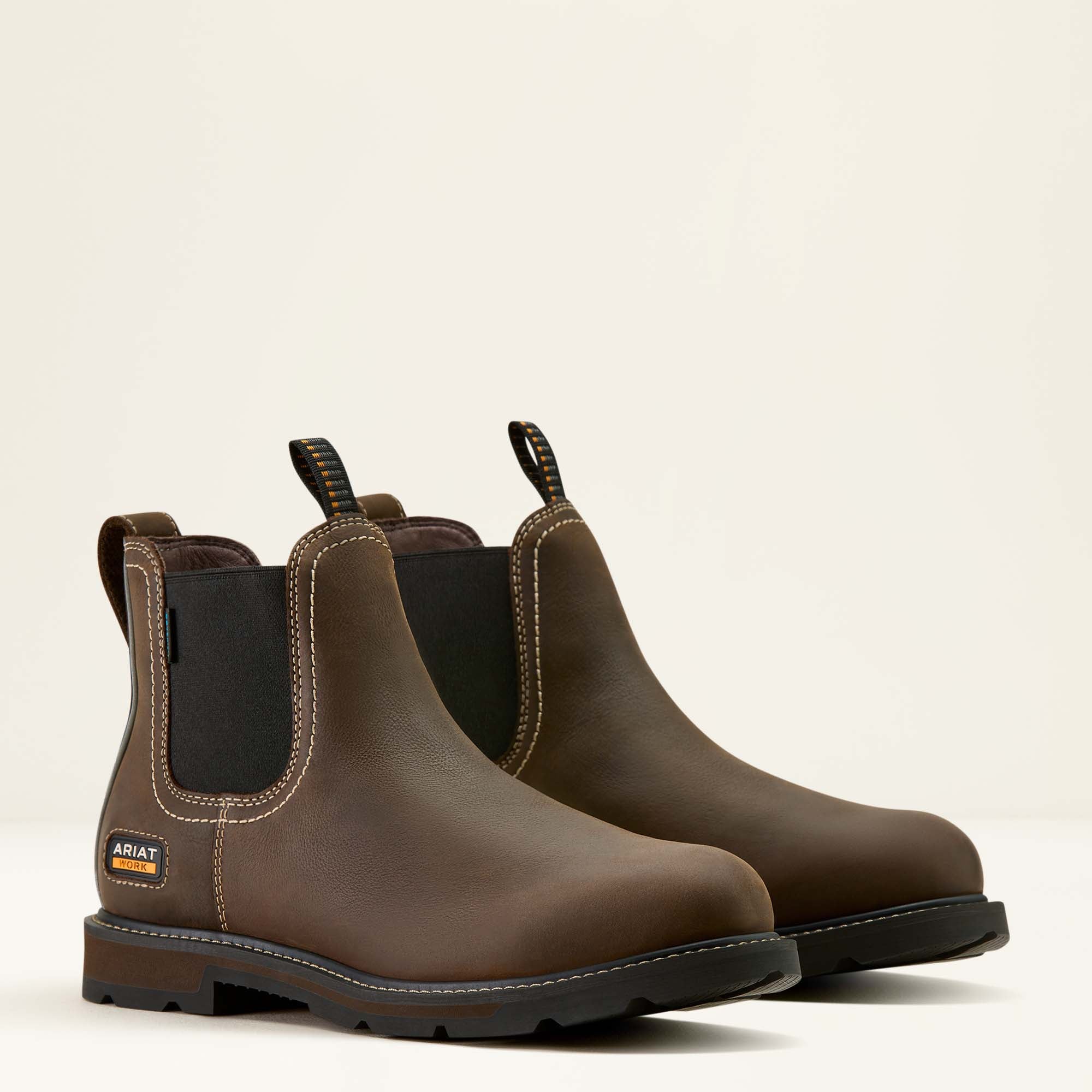 Ariat Men's Groundbreaker Chelsea Waterproof Soft Toe Work Boot
