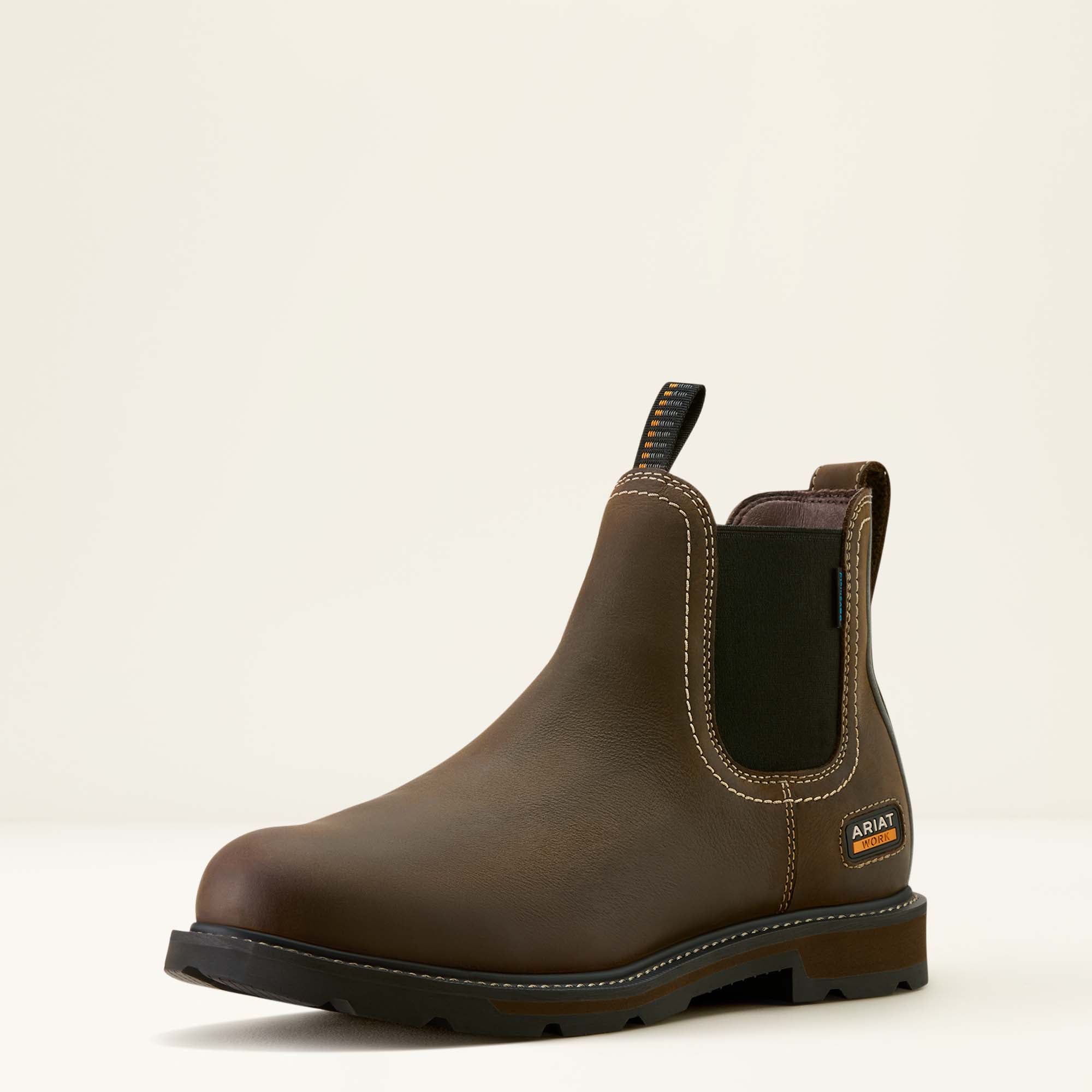 Ariat Men's Groundbreaker Chelsea Waterproof Soft Toe Work Boot - Image 2