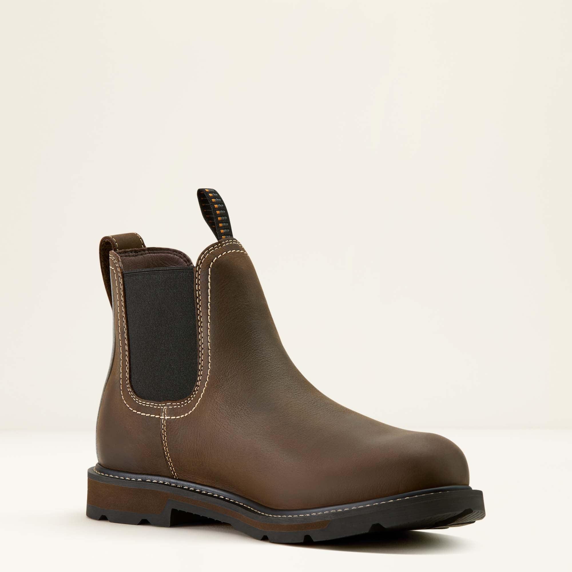 Ariat Men's Groundbreaker Chelsea Waterproof Soft Toe Work Boot - Image 4